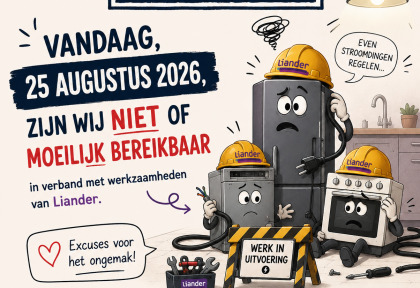 25 Augustus 2026 moeilijk bereikbaar